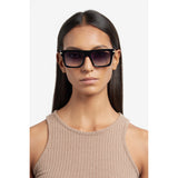 Carrera Mens & Womens Blue Lens Black Rectangular Sunglasses with 100% UV Protection