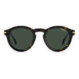 Carrera Unisex Green Lens Havana Panthos Sunglasses with 100% UV Protection