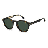 Carrera Unisex Green Lens Havana Panthos Sunglasses with 100% UV Protection