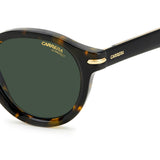 Carrera Unisex Green Lens Havana Panthos Sunglasses with 100% UV Protection