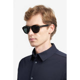Carrera Unisex Green Lens Havana Panthos Sunglasses with 100% UV Protection