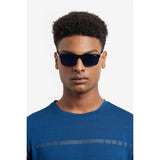 Carrera Kids Blue Multilayer Lens Black Blue Rectangular Sunglasses with 100% UV Protection