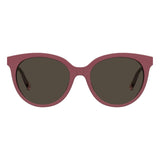Moschino Love Womens Brown Lens Mauve Cat Eye Sunglasses with 100% UV Protection - 205903G3I5470