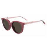 Moschino Love Womens Brown Lens Mauve Cat Eye Sunglasses with 100% UV Protection - 205903G3I5470
