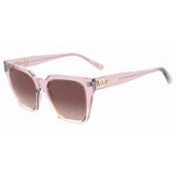 MOSCHINO LOVE Womens Pink Lens Gold Square Sunglasses with 100% UV Protection-20590435J523X