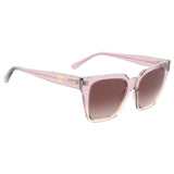 MOSCHINO LOVE Womens Pink Lens Gold Square Sunglasses with 100% UV Protection-20590435J523X