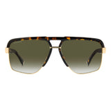 Dsquared2 Mens Green Shaded Lens Havana Gold Navigator Sunglasses with 100% UV Protection.