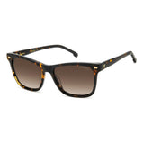Carrera Womens Brown Lens Havana Rectangular Sunglasses with 100% UV Protection -20615208654HA