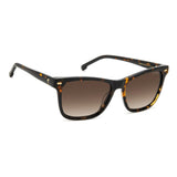 Carrera Womens Brown Lens Havana Rectangular Sunglasses with 100% UV Protection -20615208654HA