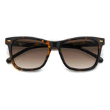 Carrera Womens Brown Lens Havana Rectangular Sunglasses with 100% UV Protection -20615208654HA