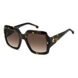 Carrera Womens Brown Shaded Lens Havana Square Sunglasses with 100% UV Protection -20615408654HA
