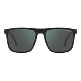 Carrera Mens Green greyLens Black Red Rectangular Sunglasses with 100% UV Protection -206300OIT57Q3