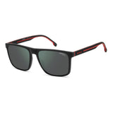 Carrera Mens Green greyLens Black Red Rectangular Sunglasses with 100% UV Protection -206300OIT57Q3