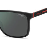 Carrera Mens Green greyLens Black Red Rectangular Sunglasses with 100% UV Protection -206300OIT57Q3