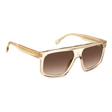 Carrera Unisex Brown Lens Beige Rectangular Sunglasses with 100% UV Protection -20630110A59HA