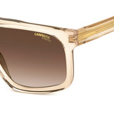 Carrera Unisex Brown Lens Beige Rectangular Sunglasses with 100% UV Protection -20630110A59HA