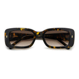 Carrera Womens Brown Lens Havana Rectangular Sunglasses with 100% UV Protection -20632408653HA