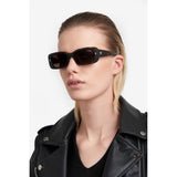 Carrera Womens Brown Lens Havana Rectangular Sunglasses with 100% UV Protection -20632408653HA