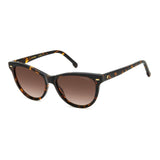 Carrera Women Brown Shaded Lens Havana Rectangular Sunglasses with 100% UV Protection