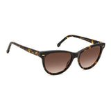 Carrera Women Brown Shaded Lens Havana Rectangular Sunglasses with 100% UV Protection