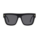 Carrera Women Grey Lens Black Square Sunglasses with 100% UV Protection
