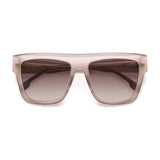 Carrera Womens Brown Shaded Lens Nude Square Sunglasses with 100% UV Protection -206326FWM55HA
