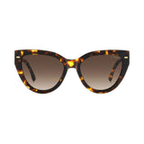 Carrera Womens Brown Shaded Lens Havana Cat Eye Sunglasses with 100% UV Protection -20632708655HA