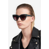 Carrera Womens Brown Shaded Lens Green Cat Eye Sunglasses with 100% UV Protection -2063271ED55HA