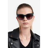 Carrera Womens Brown Shaded Lens Green Cat Eye Sunglasses with 100% UV Protection -2063271ED55HA