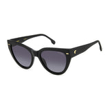 Carrera Womens Grey Polarized Lens Black Cat Eye Sunglasses with 100% UV Protection -20632780755WJ