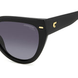Carrera Womens Grey Polarized Lens Black Cat Eye Sunglasses with 100% UV Protection -20632780755WJ