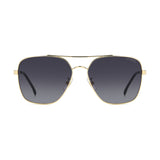 Carrera Womens Dark Grey Shaded Lens Gold Square Sunglasses with 100% UV Protection -206329J5G609O