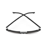 Carrera Mens Grey Lens Black Aviator Sunglasses with 100% UV Protection