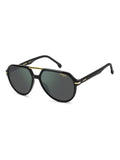 Carrera Mens Green Lens Black Aviator Sunglasses with 100% UV Protection-20636980758Q3