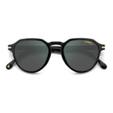 Carrera Unisex Green grey Lens Black Round Sunglasses with 100% UV Protection -20637080750Q3