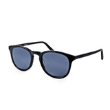 Pierre Cardin Mens Grey Lens Black Round Sunglasses - 20656480749IR