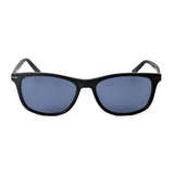 Pierre Cardin Mens Grey Lens Matte Black Cat Eye Sunglasses - 20656500355IR