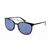 Pierre Cardin Mens Grey Lens Black Round Sunglasses - 20656780755IR