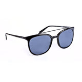Pierre Cardin Mens Grey Lens Black Round Sunglasses - 20656780755IR