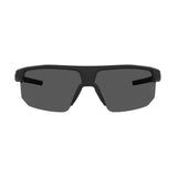 Under Armour Mens Grey Lens Matte Black Rectangular Sunglasses with 100% UV Protection