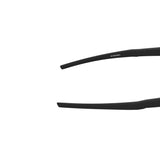 Under Armour Mens Grey Lens Matte Black Rectangular Sunglasses with 100% UV Protection