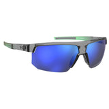 Under Armour Mens Blue Multilayer Lens Grey Green Rectangular Sunglasses with 100% UV Protection