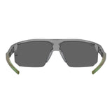 Under Armour Mens Blue Multilayer Lens Grey Green Rectangular Sunglasses with 100% UV Protection