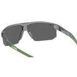 Under Armour Mens Blue Multilayer Lens Grey Green Rectangular Sunglasses with 100% UV Protection