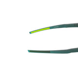 Under Armour Mens Pink Mirror Lens Yellow Teal Rectangular Sunglasses with 100% UV Protection