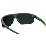 Under Armour Mens Pink Mirror Lens Yellow Teal Rectangular Sunglasses with 100% UV Protection