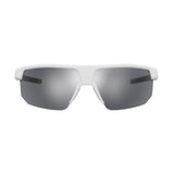 Under Armour Mens Silver Mirror Lens White Grey Rectangular Sunglasses with 100% UV Protection