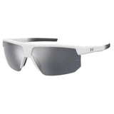 Under Armour Mens Silver Mirror Lens White Grey Rectangular Sunglasses with 100% UV Protection