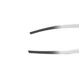 Under Armour Mens Silver Mirror Lens White Grey Rectangular Sunglasses with 100% UV Protection