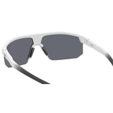 Under Armour Mens Silver Mirror Lens White Grey Rectangular Sunglasses with 100% UV Protection